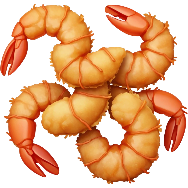 Fried shrimp emoji