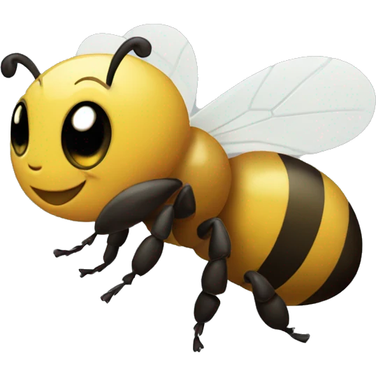 Bee smiling  emoji