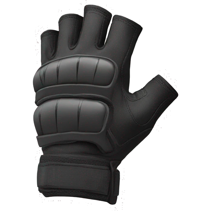 fingerless tactical glove emoji