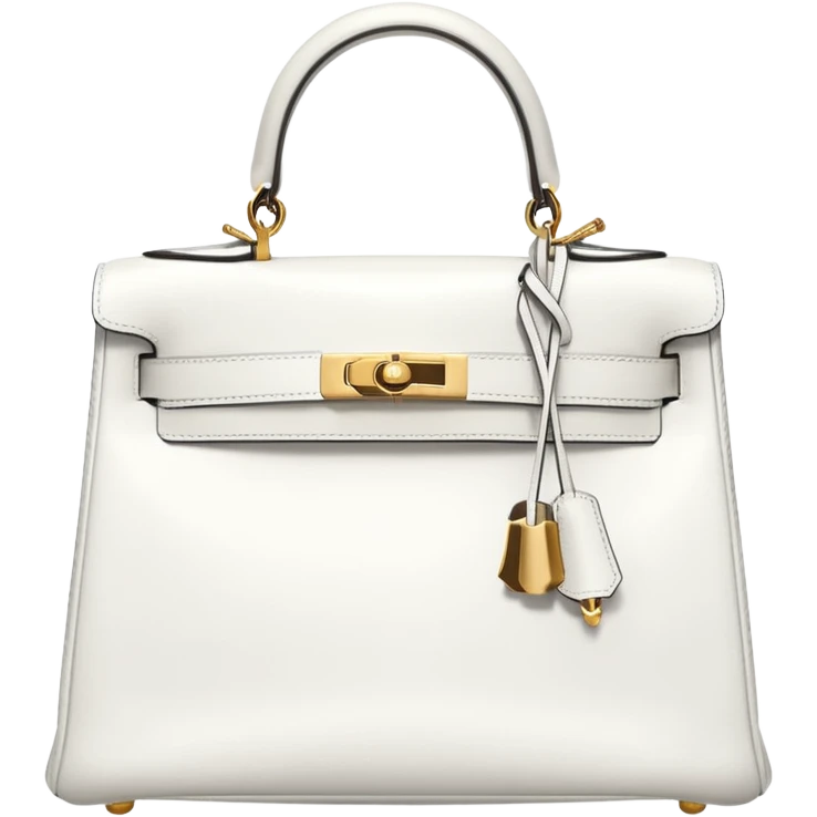  white kelly hermes bag emoji