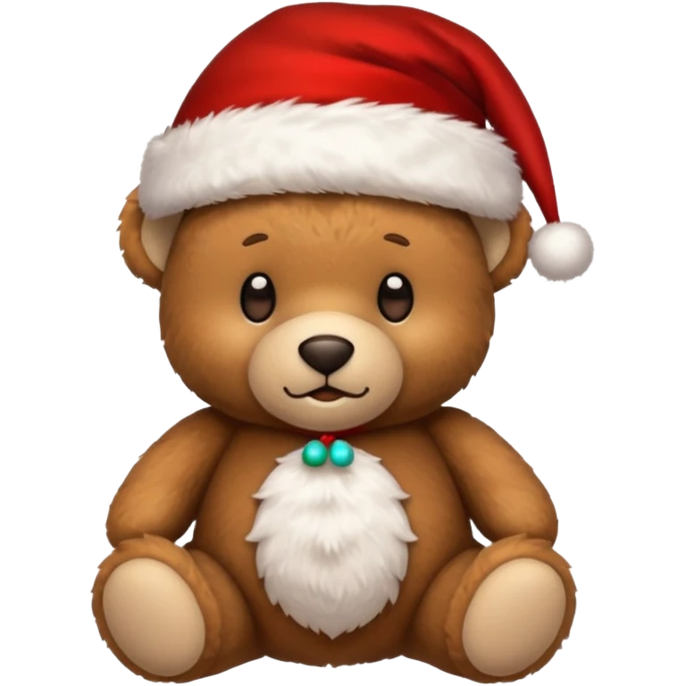 Christmas bear emoji