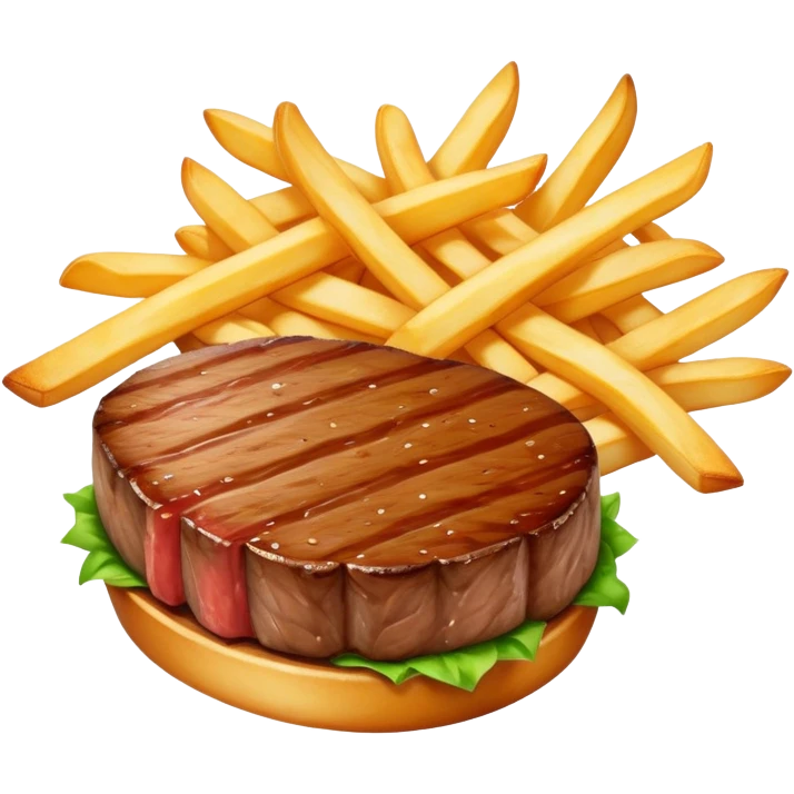Steak frites  emoji