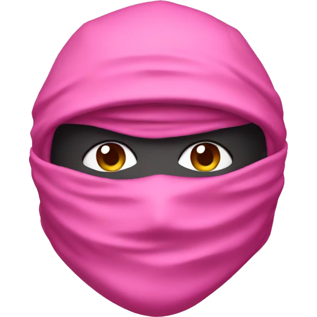 pink ninja emoji