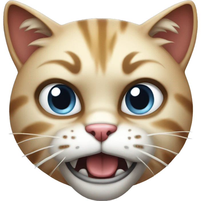 raging cat emoji