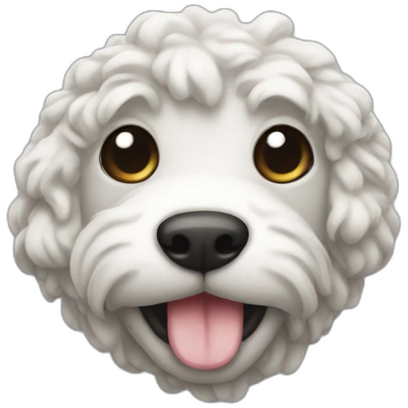 a white poo emoji