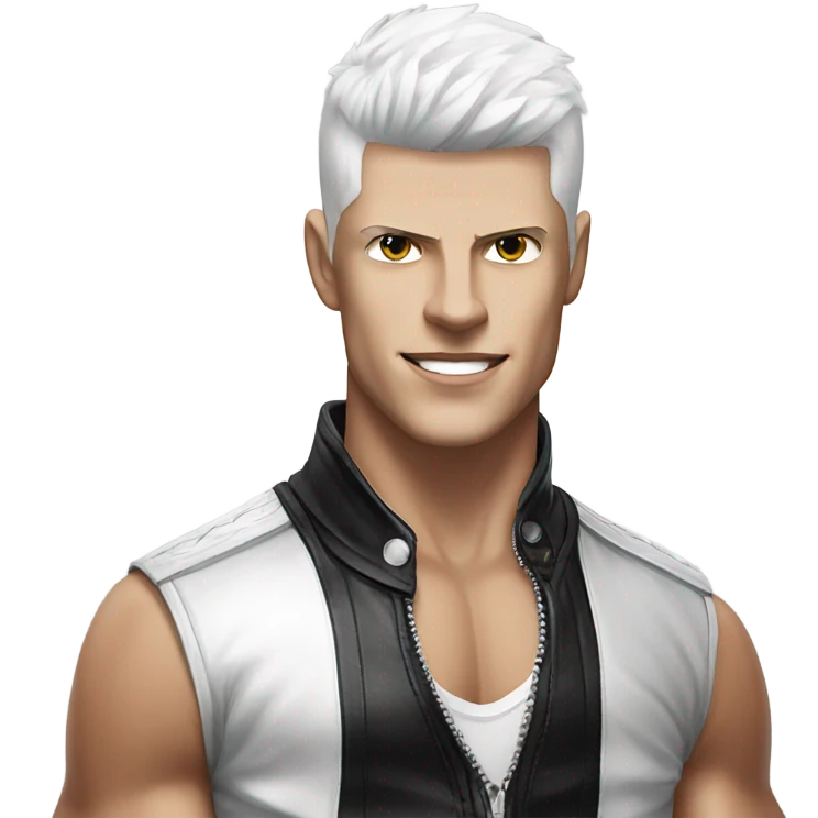 Cody Rhodes with white husky emoji