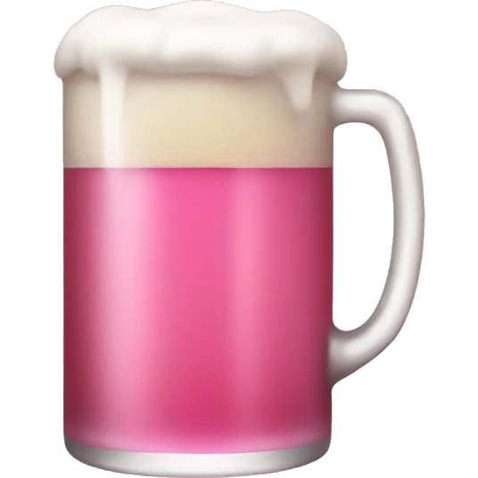 pink beer emoji