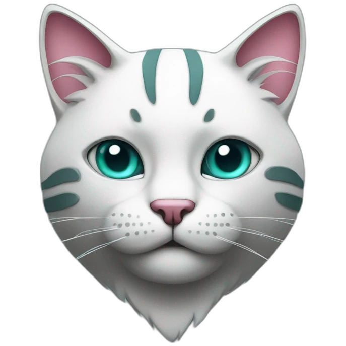 Cyber cat emoji