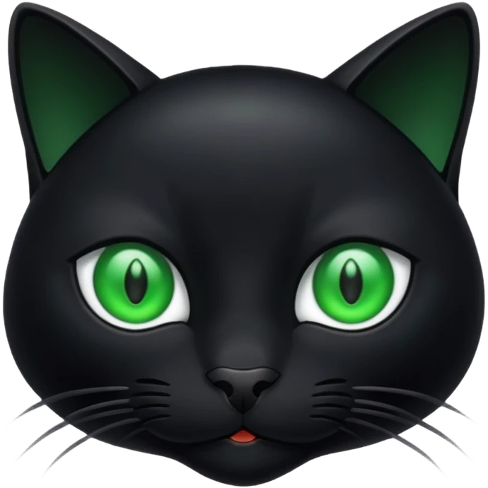 Черный кот  emoji
