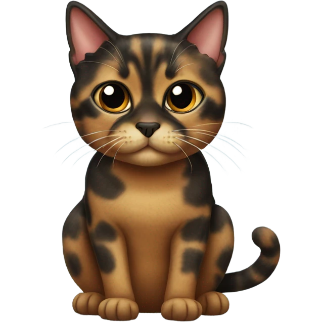 Tortie cat emoji