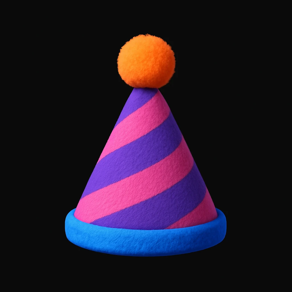 party hat emoji