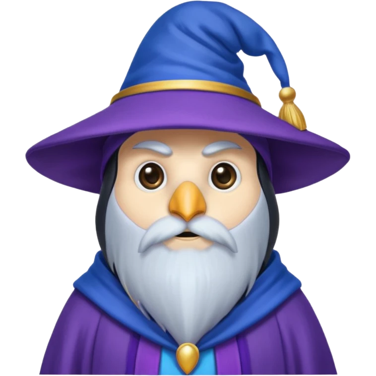 Penguin Wizard emoji