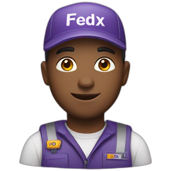FedEx driver emoji