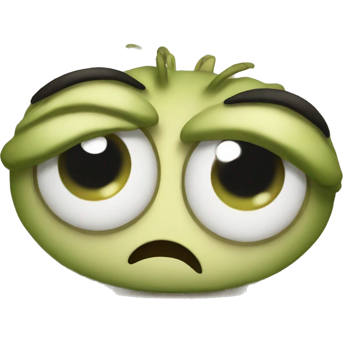 caterpillar crying emoji