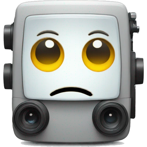 Sad camera emoji