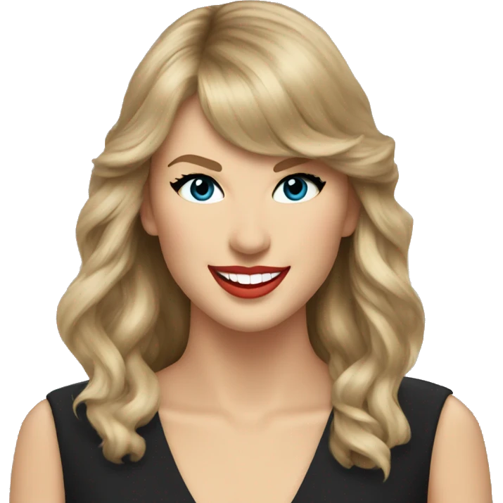 Taylor Swift smiling  emoji