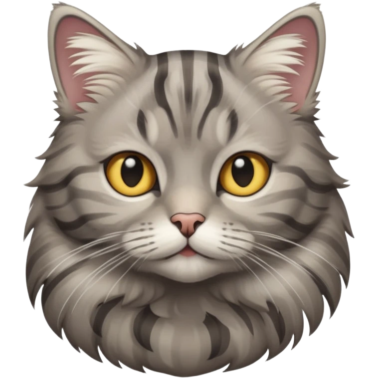 gray tabby cat emoji