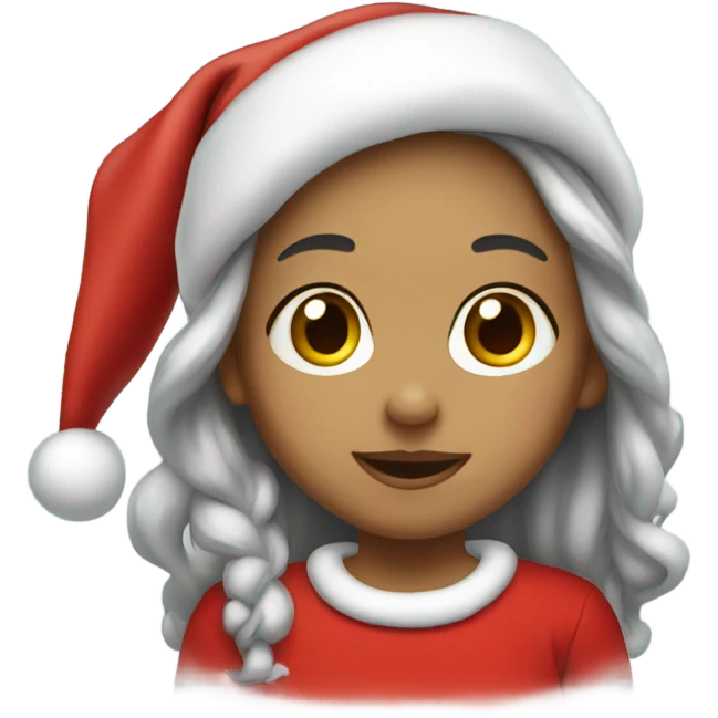 Santa’s granddaughter  emoji