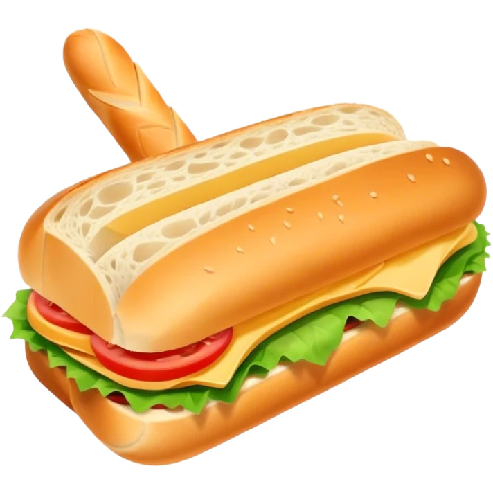 sandwich with baguette brad emoji