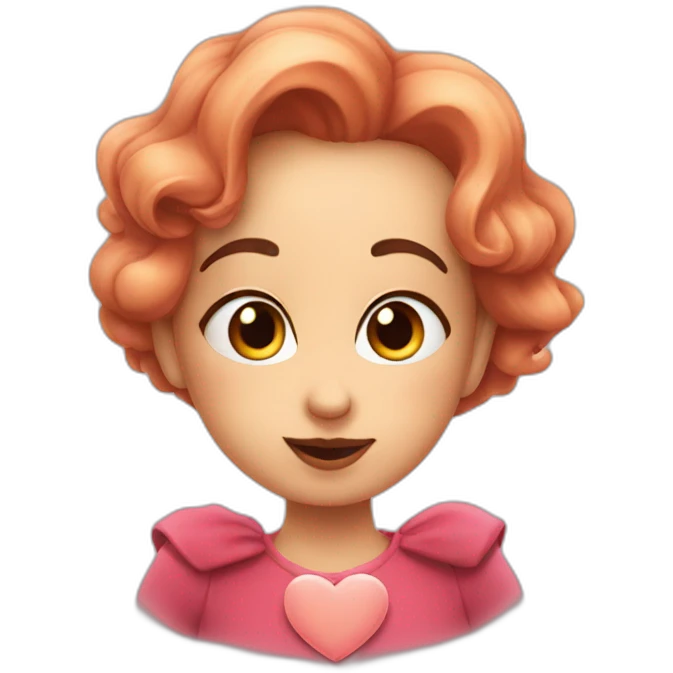 bisous en coeur emoji