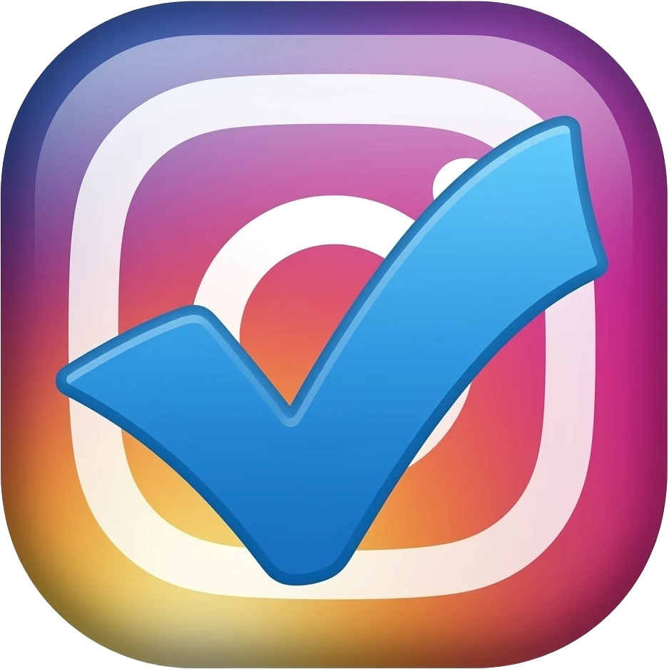 Instagram blue tick emoji