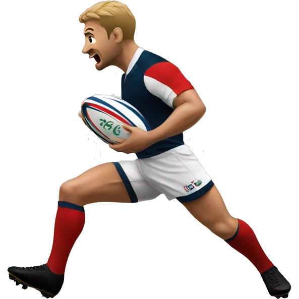 Rugby kick emoji