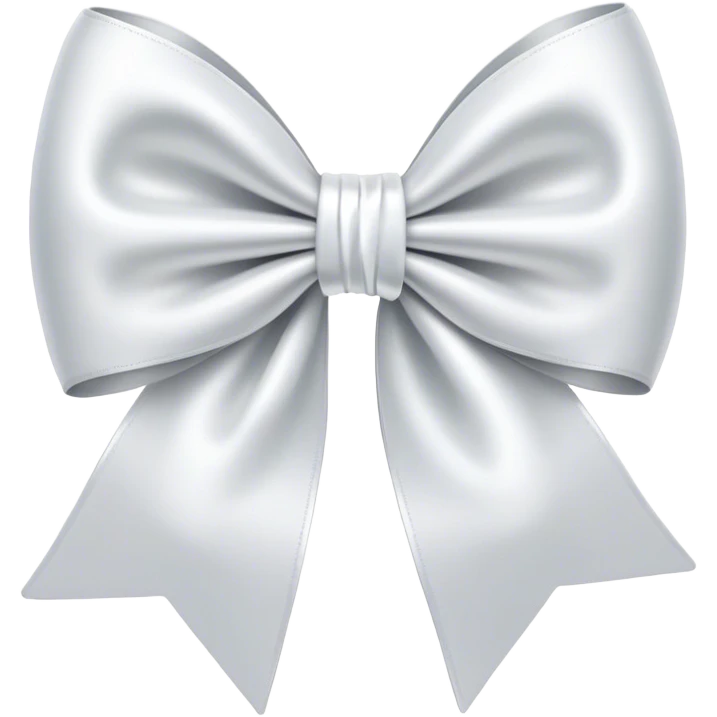white bow emoji