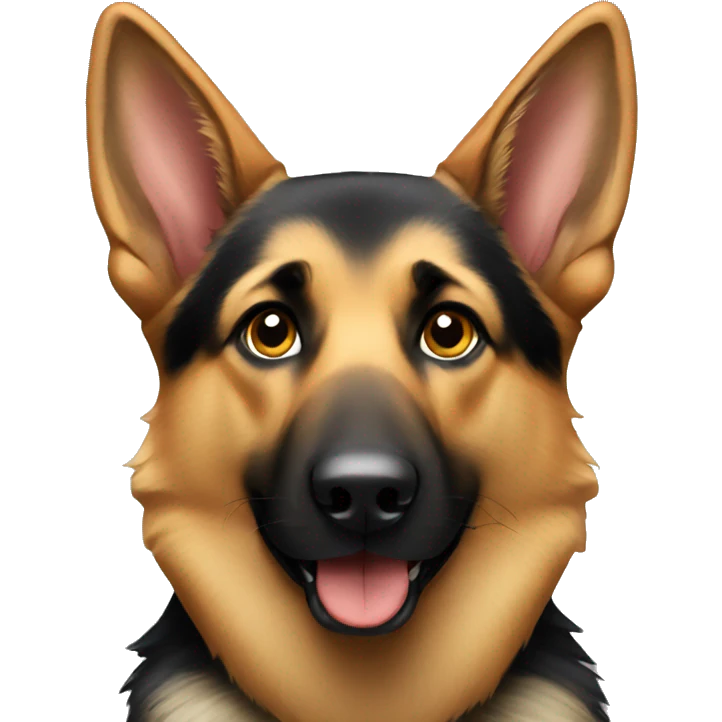 German shepherd  emoji