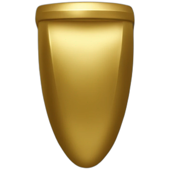 golden urinal emoji