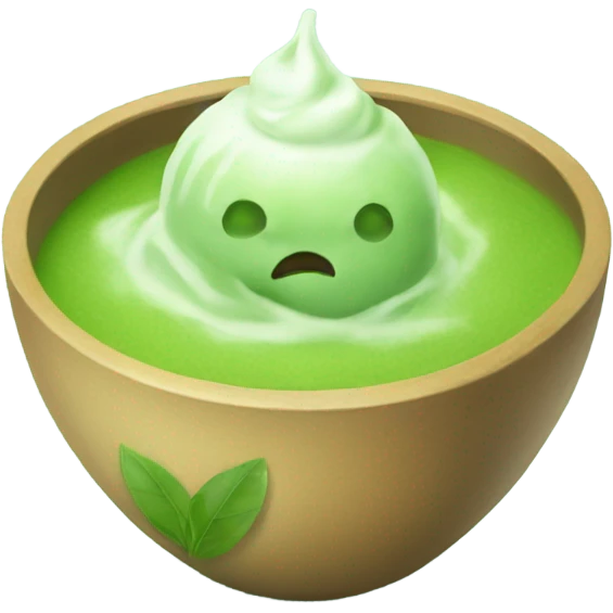 Ice matcha emoji