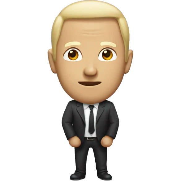 Man following man emoji