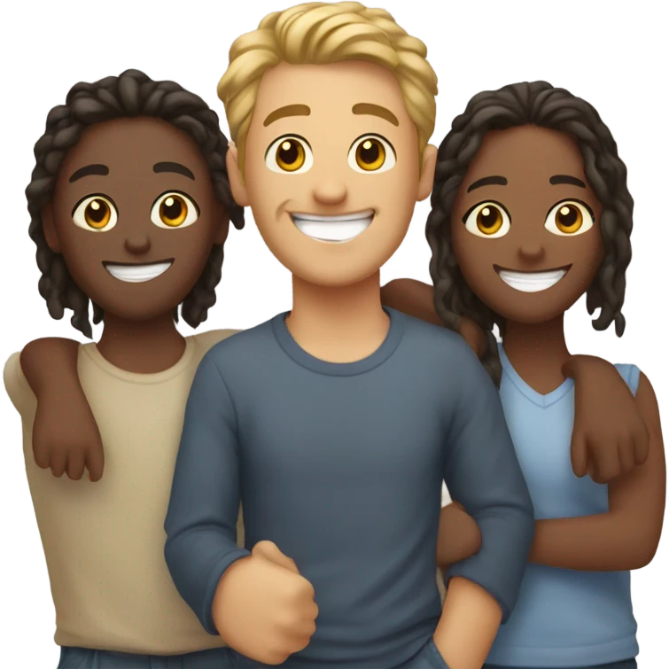 happy group of friends emoji
