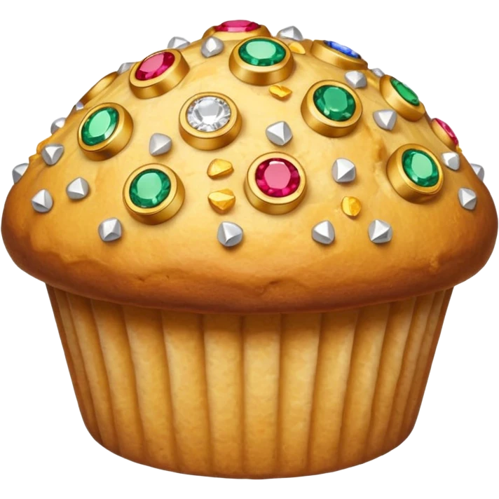 Treasure muffin emoji