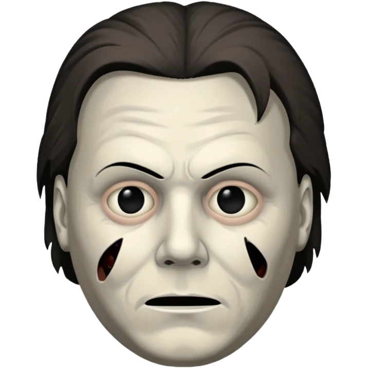 michael myers black eyes emoji