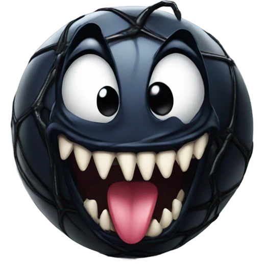venom with ball emoji