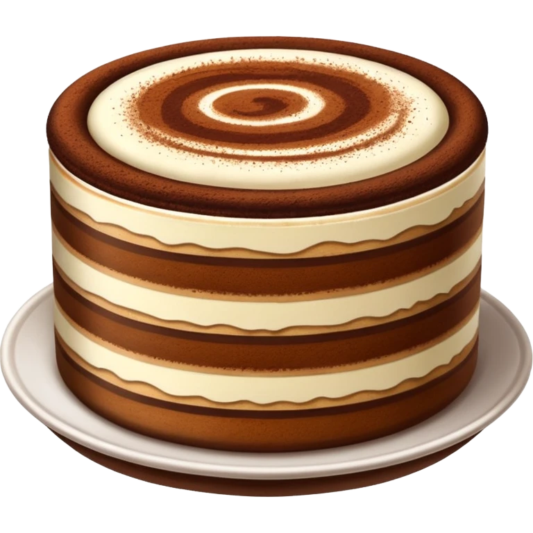 realistic tiramisu emoji