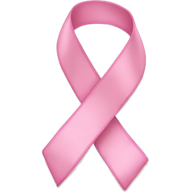 light pink ribbon emoji