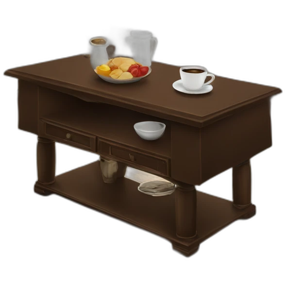 Turkish coffee table emoji