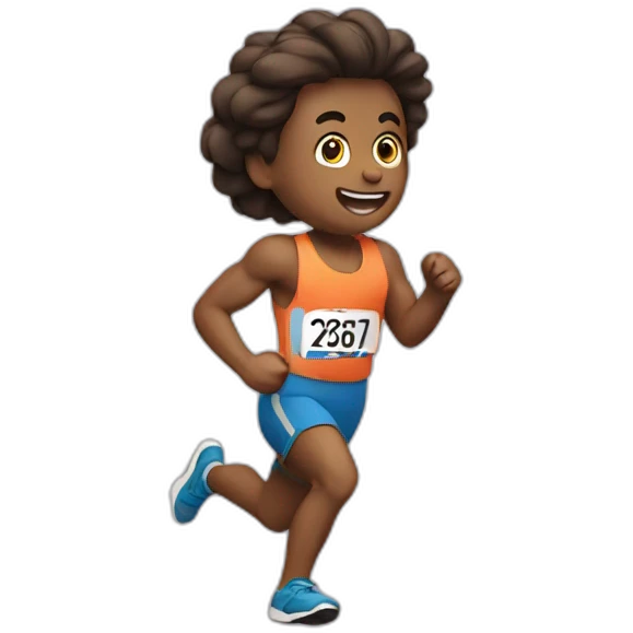 running emoji