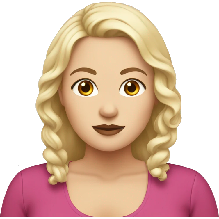 three white women plus size emoji