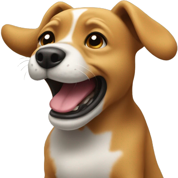 Dog dancing  emoji