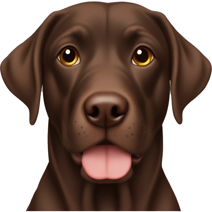 Solid chocolate pit lab emoji