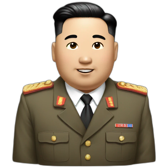 Kim Jung Un in love emoji