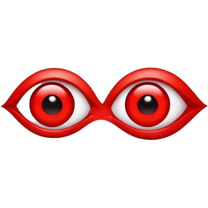 eyes red emoji