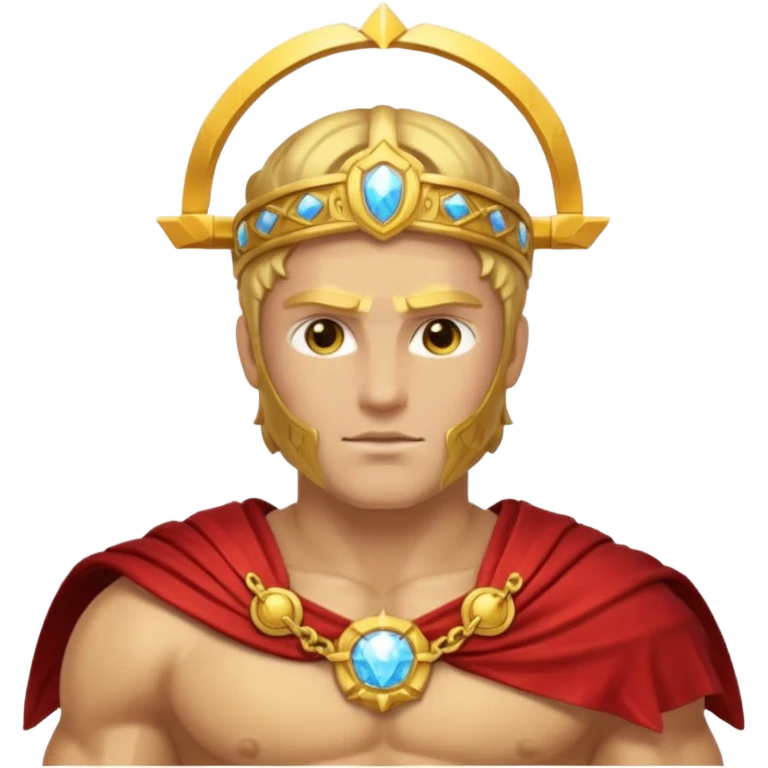 The image of Sol Invictus, God from Roman Aurelian cult emoji