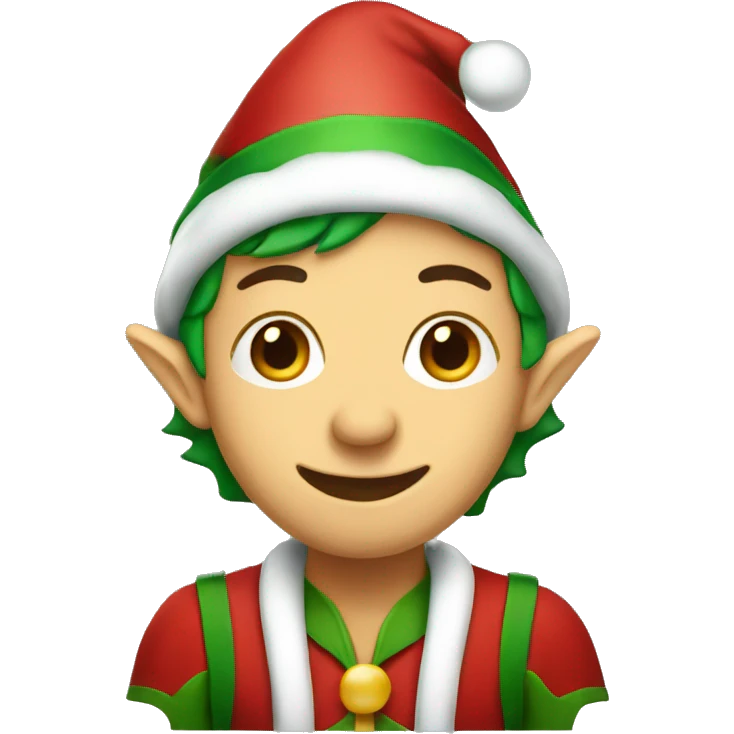 christmas elf emoji