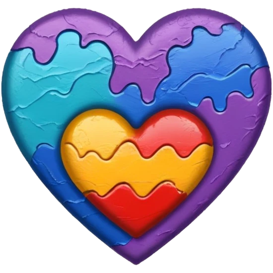 art themed heart emoji