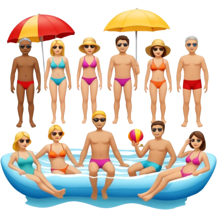 Sea holidays and emoji