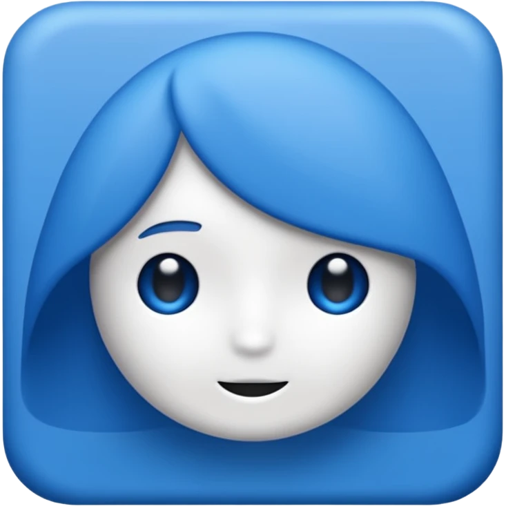 14 number in blue color emoji