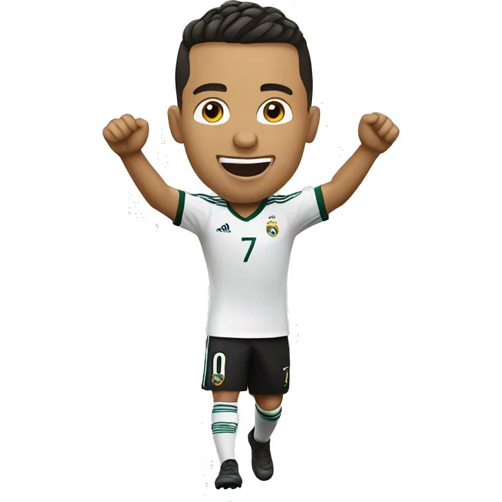 Ronaldo celebrating emoji